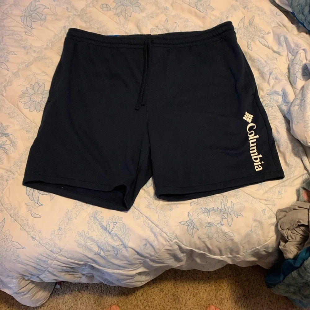 Columbia Men's Dark Blue Athletic Shorts - Picture 5 of 7